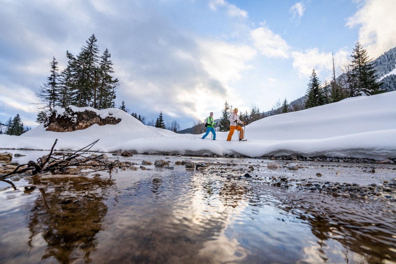 Urlauber auf einer Skitour im Salzburger Land. &copy;TVB_Hochk&ouml;nig