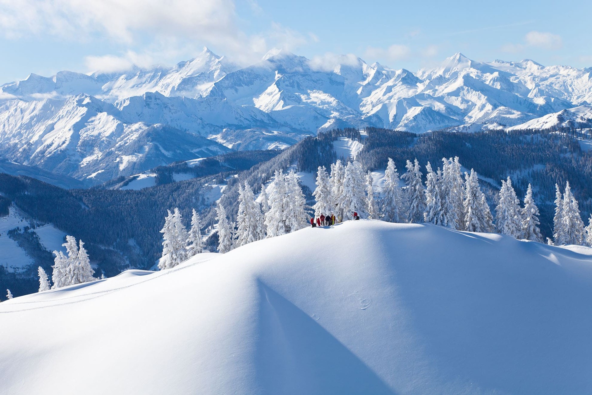 Winterliches Panorama im Skiurlaub in Maria Alm. &copy;TVB_Hochk&ouml;nig